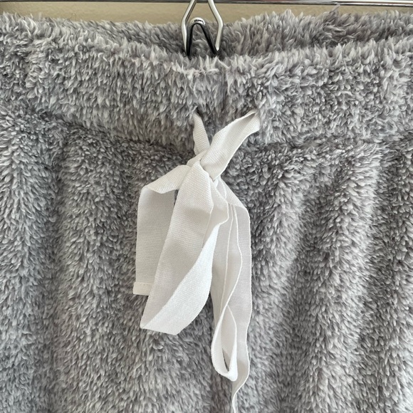 Fun Sport Tie Waist Fleece Lounge Pant.. Heather Grey, NWT, Size M - Picture 3 of 5